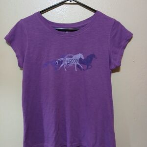 Life is Good Purple Kids Short Sleeve Tee